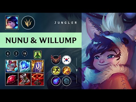 Nunu & Willump Jungle vs Ekko - KR Grandmaster Patch 26.01