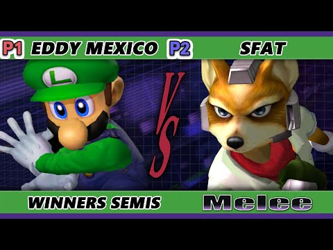 S@X 386 Online Winners Semis - Eddy Mexico (Luigi) Vs. SFAT (Fox) Smash Melee - SSBM