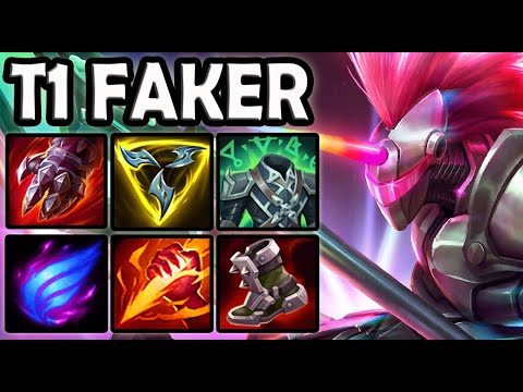 T1 Faker HECARIM Jungle vs OLAF - Ranked Korea ✅