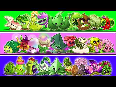 All Plants 3 Team MUSCLE x SPEAR x MAGIC - Who Will WIn? - Pvz 2 Team Plant Battlez