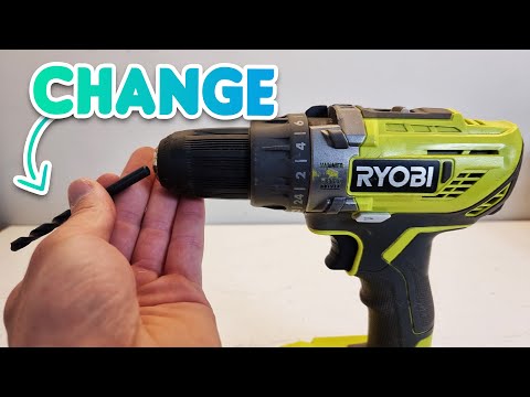 How To Change The Drill Bit On A Ryobi Drill