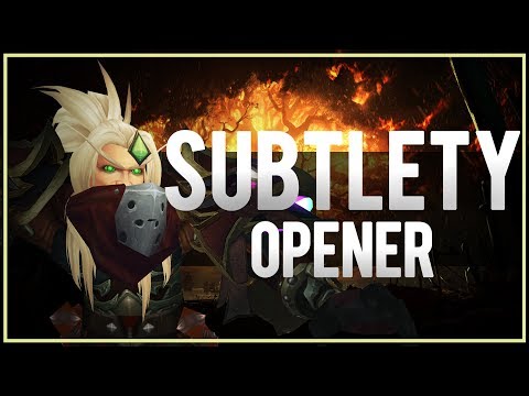 BFA Subtlety Rogue Opener PvP Guide [8.0 Pre-Patch]