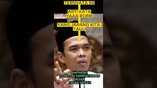Download lagu ternyata ini makna dari kata yaa robbi yang jarang kita tau #ceramahsingkat #ustadzabdulsomad mp3