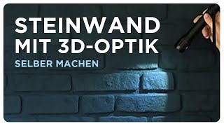 DIY - täuschend echte Steinwand mit IZODEKOR selber machen - 3D Wandpaneele mit STEINOPTIK