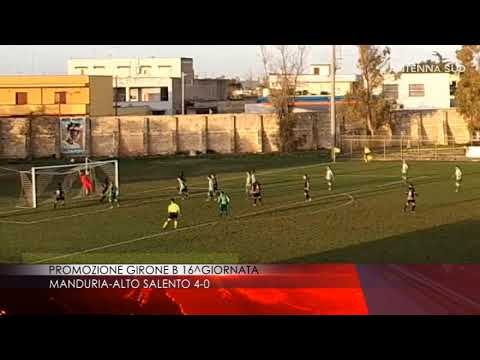 22 dicembre 2019 - Promozione Girone B 16^ Giornata: Manduria-Alto Salento 4-0
