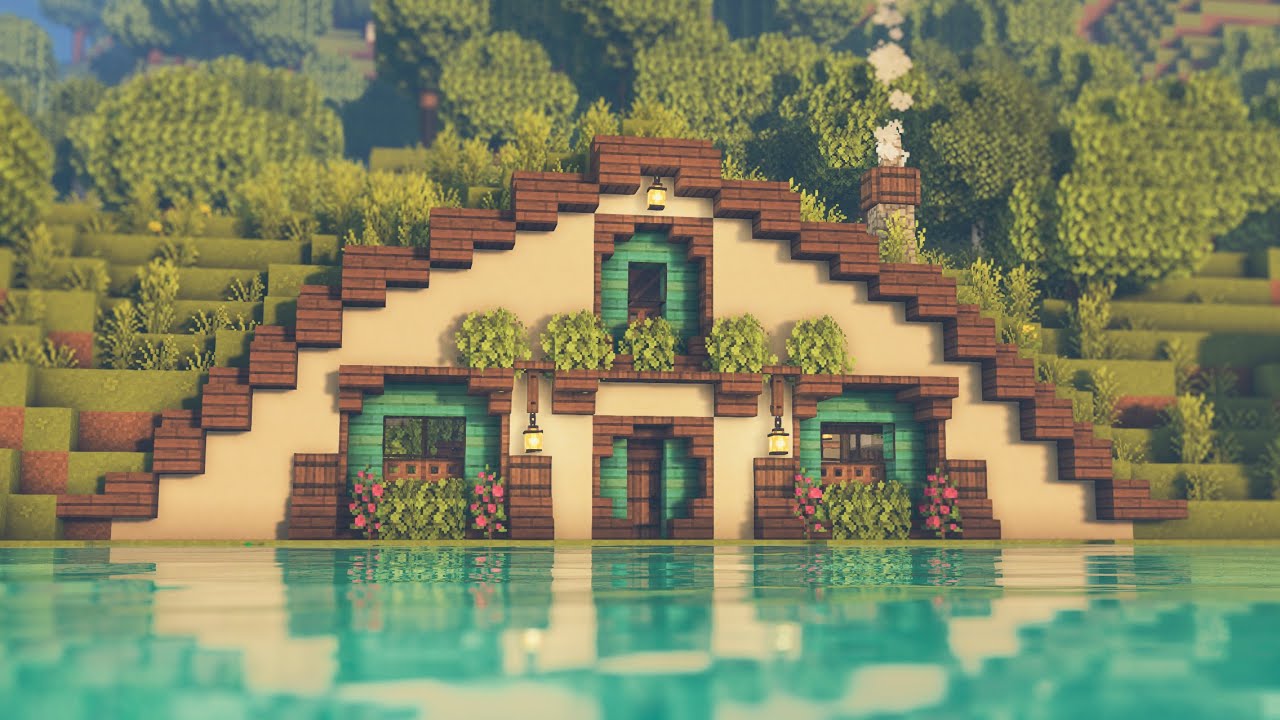 [Minecraft] How to build a Hobbit House Tutorial マイクラビルダーズ