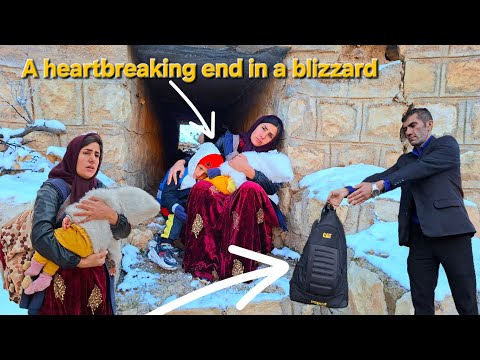 The evil landlord left them homeless in −23 °C, then they were caught in a blizzard.