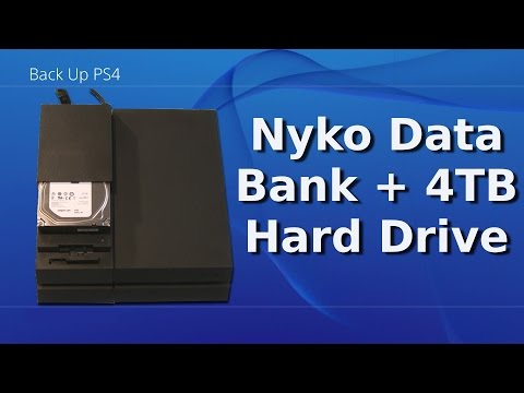 Installing the Nyko Data Bank and 4 Terabyte Hard Drive on the PS4