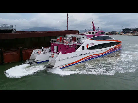 Incat Crowther 40m MV Shi Zi Yang 7 shishiyo7 beliches HK Sky Pier