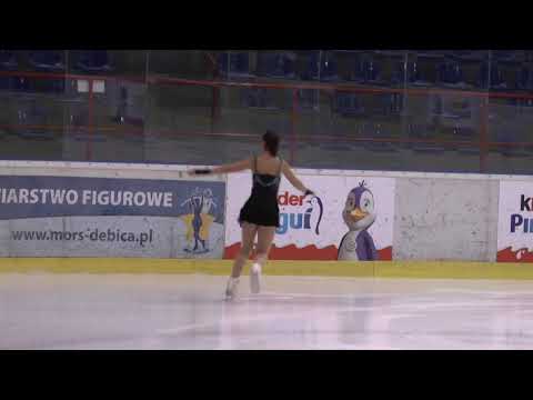 4 Anna POLIKARPOVA Intermediate Novice Solistki FS Puchar Debicy 2019