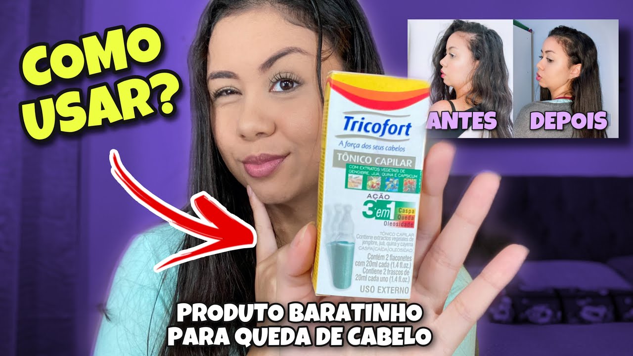 COMO TER O CABELO MAIS FORTE TRICOFORT FUNCIONA COMO USAR RESULTADO ANTES E DEPOIS | Canal da Cá