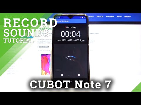 How to Record Sounds in CUBOT Note 7 – Enable Sound Recorder