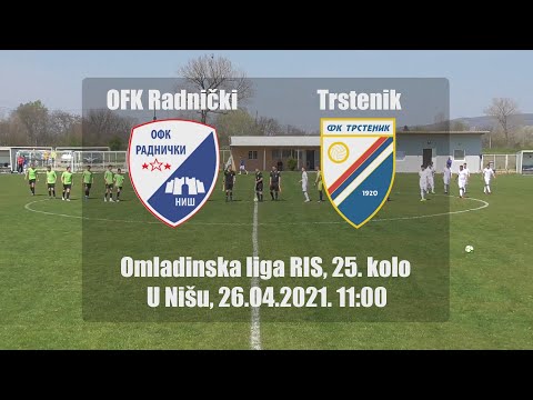 OFK Radnicki Nis 5-0 Trstenik (Omladinska liga RIS, 25. KOLO) 26.04.2021. GOLOVI