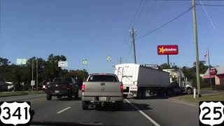 US Highway 341 Northbound Brunswick And Glynn County Georgia