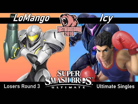 FirstDegreeBurn 2019 - LoMango (Samus) vs Icy (Mac, D!Samus) Losers Round 3 | SSBU