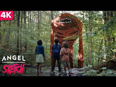 Sketch (2025) - Monsters in the Woods Scene | Official 4K Clip
