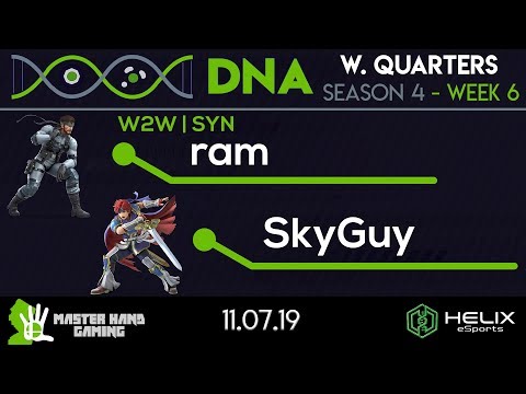 DNA S4:W6 - W2W | SYN | ram (Greninja) Vs. SkyGuy (Roy) - W Quarterfinals