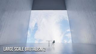 【Large Scale Brutalism 2】冷たいコンクリート建築の中の映画館が最高なリミナルスペースゲーム【LIMSCAPE】