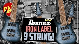 Video thumbnail for NEW | Ibanez 2019 RGIR9FME Iron Label, 9 String! NAMM 2019 by GAK