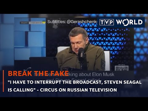 "Steven Seagal is calling" - circus on Russian television | Break the Fake | TVP World