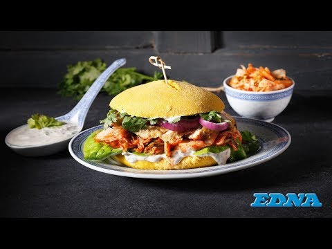 FF-Yellow Burger | Bun trifft asiatische Gewürze | EDNA