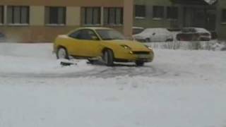 preview picture of video 'Trápení FIAT COUPÉ buzerák strašice.snow'