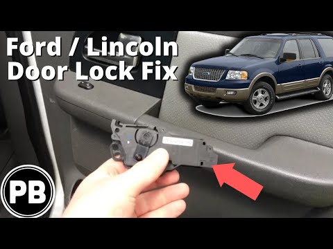 2003 - 2006 Ford / Lincoln Expedition Navigator Rear Door Lock Fix