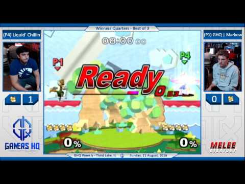 GHQ Weekly [8/21/16] - Liquid' Chillin (Blue Fox) vs. GHQ | Markow (Fox) - SSBM - Winners Quarters