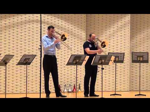 LIVE Devil's Waltz bass trombone duet Martin Schippers Tomer Maschkowski
