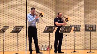 LIVE Devil's Waltz bass trombone duet Martin Schippers Tomer Maschkowski