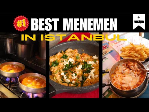Turkish Cuisine Series: BEST MENEMEN in İstanbul | Learn How to Make Menemen at Home