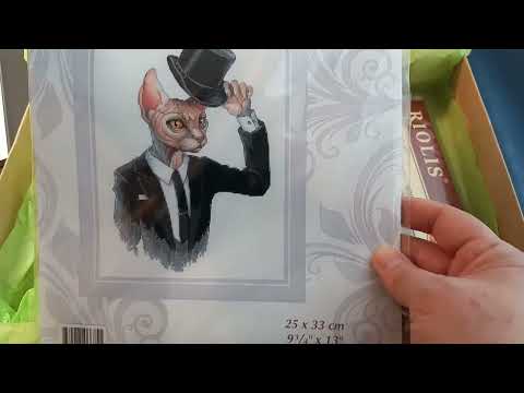 1/15/25 RIOLIS Gift Box Unboxing - 5 Random Cross Stitch Kits  - Flosstube Extra