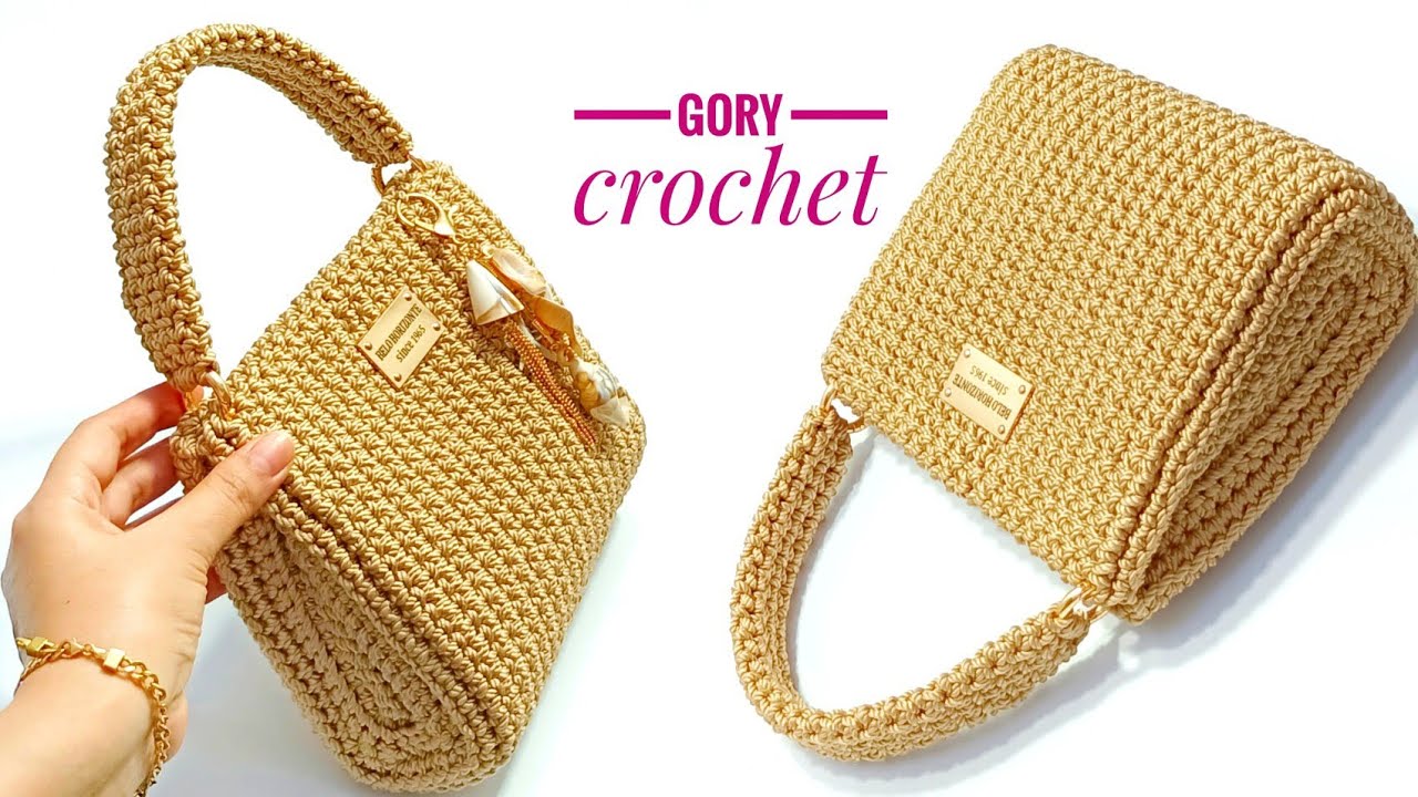 Crochet bag, easy and simple model for beginners