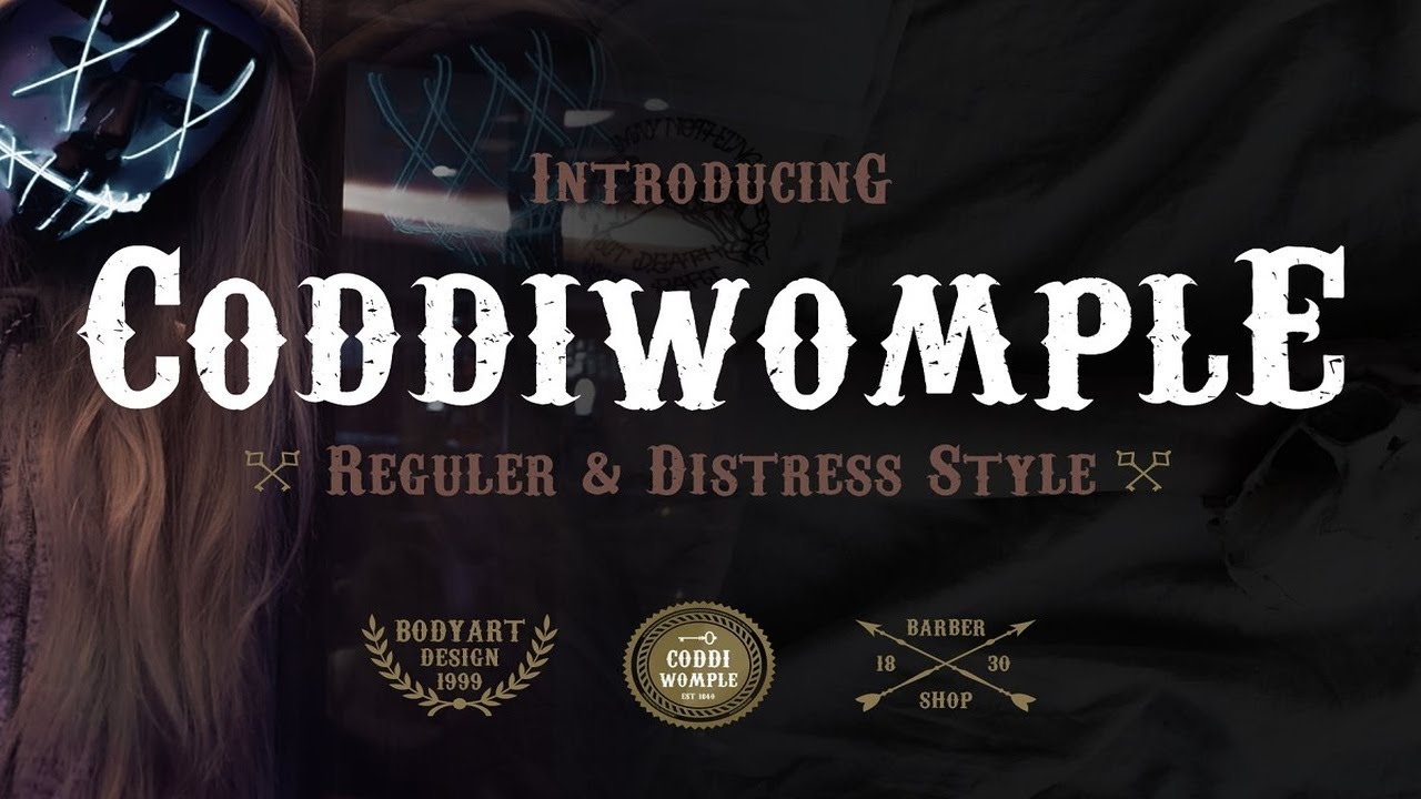 Coddiwomple Old Western Font Font Free Download