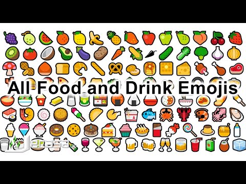 Emoji Meanings Part 58 - All Food and Drink Emojis | English Vocabulary