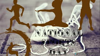 National sports day. 💘❤💓💔💕💖💗💙💚💛💜🖤💝💟