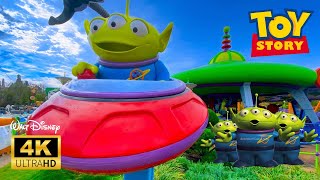 Alien Swirling Saucers – Full Ride 4K 60FPS | Disney’s Hollywood Studios