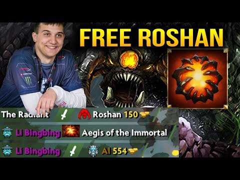 Arteezy [Storm Spirit] That Roshan Steal is the Best Dota 2