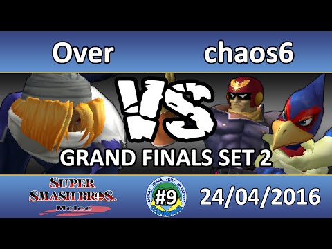 Melee @ Cosmagame #9 - Grand Finals Set 2 - Over (Sheik) vs chaos6 (Fox, Falco, C.Falcon)