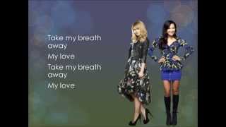 Glee - Take My Breath Away (lyrics)