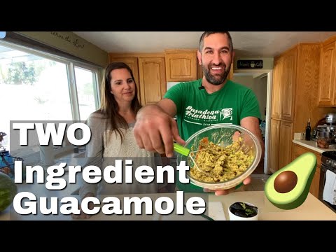 Easy TWO INGREDIENT Guacamole Salsa Recipe - How To...