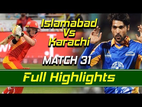 Islamabad United vs Karachi Kings I Full Highlights | Match 31 | Qualifier | HBL PSL| M1O1