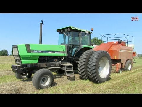 DEUTZ ALLIS 9170 Tractor Big Baling Hay