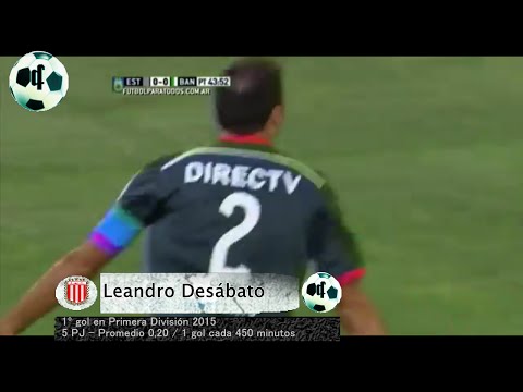 Gol Leandro Desábato - Estudiantes 1 Vs Banfield 0 - Primera División 2015