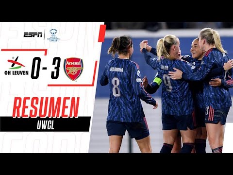 ARSENAL SE PONE COMO CANDIDATO Y GOLEÓ EN BÉLGICA | Leuven 0-3 Arsenal | RESUMEN