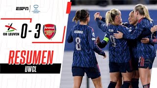 ARSENAL SE PONE COMO CANDIDATO Y GOLEÓ EN BÉLGICA | Leuven 0-3 Arsenal | RESUMEN