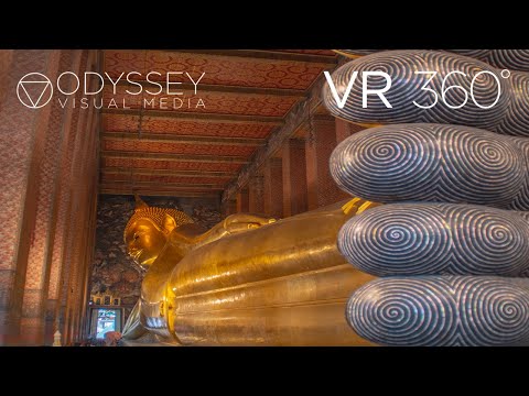 Wat Pho Bangkok Virtual Tour VR 360° Travel Experience Bangkok บางกอก ประเทศไทย Buddha Phra Po
