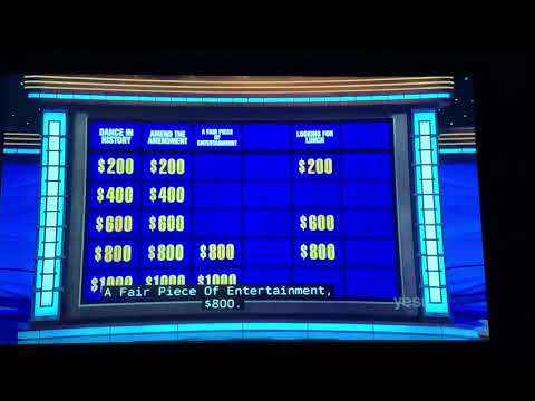 Jeopardy, Amy Schneider Day 2 - 1st Daily Double (11/18/21)