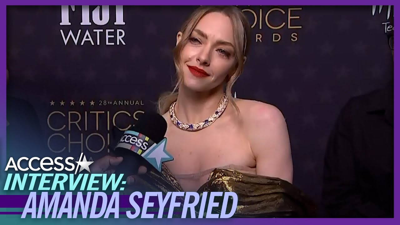 Amanda Seyfried's Dress 'Keeps Breaking' At 2023 Critics Choice Awards thumnail