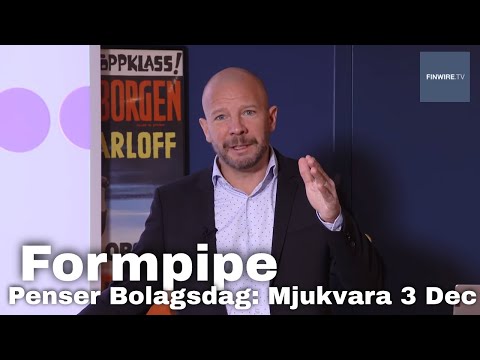 Formpipe - Bolagspresentation Erik Penser Bank Temadag: Mjukvara - 3 December 2020